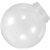 HOODANCOS Paralume Lampadario in Acrilico Trasparente Sferico per Sostituzione del Globo Luminoso Esterno, Facile Installazione per Illuminazione di Lampade da Giardino e Stradali