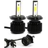 TrAdE Shop Traesio Trade Shop - Kit H4 Lampade A LED CREE Full LED 2600 Lumen 6000k Digitale 12v 24v 24w Auto