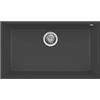 Elleci Quadra 130 Sottotop Lavello, Antracite 59, 76x44x21 cm