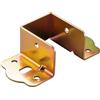 Sileduove Staffe a forma di U per strutture in legno, resistenti cerniere di supporto in acciaio laminato a freddo per stabilità e sicurezza (oro, 40 mm)