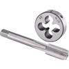 Burkit 1/2-20 UNF Tap and Die Set Destra | 1/2-20 filettatura rubinetto e set di fustelle rotonde, utilizzato per creare e riparare fili su materiali come metallo
