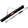 PRO900 Livella Digitale 100cm con 2 display LCD e coperchio - Livella Elettronica con memoria dei valori misurati per un massimo di 19 risultati - Classe di protezione IP65 - Colore Bianco