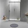 G Flame Box Doccia Angolare - Cabina Doccia Elite con Porta Scorrevole Vetro Temperato 6mm,Anticalcare con Profilo Cromato e Chiusura Magnetica (80 x 100 cm, Trasparente)