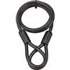 Thirard Cavo antifurto acciaio Twisty, bicicletta, casette da giardino, Ã˜ 10, 1,20m, guaina in PVC - THIRARD