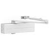 Yale TESA DC140 chiudiporta, EN 2/3, per porte medie, braccio articolato, Bianco RAL 9016, montaggio superficiale, velocità e colpo finale regolabili