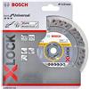 Bosch Professional 2608615160 Disco Diamantato Universale, X-Lock, Diametro 115 mm, Diametro: 22.23 mm, Larghezza di Taglio 2.4 mm