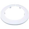 Indprod Fit 8,9 cm Diametro Esterno Flangia Acqua Tubo Copertura Decorazione Bianco Tubo Copertura Radiatore PP Plastica 90mm Collare Bocchetta per Parete Tubo Tubo Decorazione 1Pc