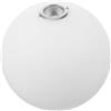 SEWOART Paralume Lampada da Soggiorno Bianco Acrilico a Forma di Sfera Attacco a Vite G9 Design Moderno e Semplice per Lampadari Pendenti e Lampade da Soffitto