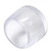 Adsamm® / 16 x puntali avvolgenti esterni / trasparenti / Ø 15 - 16 mm / tondi / piedini in PVC per gambe di mobili tonde / puntali protettivi per arredi Adsamm® Quality