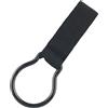 WHYHKJ Anello torcia in nylon doppia clip a scatto supporto per anello per cintura di servizio Tenere la torcia elettrica delle cellule D/C