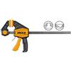 Ingco Morsetto a Sgancio Rapido Reversibile (18 - 63x450mm, Nero, Giallo)