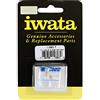 Iwata Duse Ugello 0.2 mm aerografo, Valvola a sfera in Plastica, 2 porte, Compressione, 0.2 mm, Metallo e Plastica