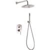 MICE COLLECTION IMEX - Set doccia incasso esterno/interno - Kit monocomando doccia con spruzzatore e manico - Rubinetti da incasso Serie Mosca - modello monocomando GPK034