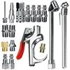 YASTA Kit Accessori Compressore ad Aria Compressa 17 pz Raccordi Innesti 1/4