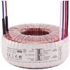 Lumonic trasformatore toroidale 30VA 2x9V per sistemi audio, industriali, alogeni e a binario - tensione di ingresso 230V - tensione secondaria 18V - modello RSO-826007
