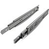 EVOTRADE Coppia Guide Scorrevoli H45 a Sfere con Chiusura SOFT Ammortizzata - Binari Cassetto con Estrazione Totale - Portata 50Kg (400 mm)
