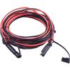 Shophubio Cavo di prolunga per caricabatterie SAE a SAE, 12 AWG, connessione rapida a 2 pin, 50 A 300 V, filo di rame stagnato con connettore impermeabile IP68 per pannello solare, (3 metri)