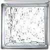 erfe Vetromattone Bormioli Rocco Trasparente Pure Vintage Fizzy cm. 19x19x8-6 pezzi