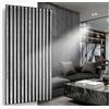 I K H E Malarka Pannelli 3D da parete in polistirolo XPS, colore argento, 100 x 50 cm, spessore 3 mm, rivestimento per soffitto e parete, leggeri e moderni, 6 m², 12 pezzi
