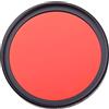 Ymnilian Filtro Polarizzatore, Filtri Fotografici 2 filtri colorati ultrasottili da 49/52/55/58/62/67/72/77/82 mm for obiettivo della fotocamera, colore grigio rosa verde blu rosso marrone(49mm,Full Orange)