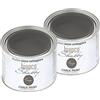 bianco Shabby CHALK PAINT Fango Pittura Shabby Chic Vintage per Mobili e Pareti EXTRA OPACO (OFFERTA 2 x 500)