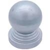 ZACUNXY Copripalo 2 pezzi tappi for pali in acciaio zincato a forma di sfera, recinzione quadrati e rotondi(Round 80mm)