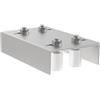 Sellon24® Guida per cancello L: 140 cavalletti con supporto, 4 ruote, cancello scorrevole nero antracite (H/12-4T)