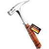 PICARD Martello da carpentiere interamente in acciaio, n. 790 zigrinato| Martello carpentiere con magnete per chiodi | Hammer professionale con impugnatura in pelle