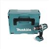 Makita DHP 484 ZJ - Trapano avvitatore a percussione con batteria agli ioni di litio, 18 V, in valigetta Makpac, senza accessori