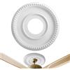 Generico Medaglione per Soffitto | Decorativo Per Soffitto - Base Decorativa A Rosone Stile Europeo In PU Per Corniciatura Baldacchino Lampadario Per Parete In Legno Casa Soggiorno Camera Da Letto