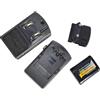 PowerSmart® Caricatore per Contax 645, AX, N1, RTS III, RX, RX II, 2 CR5, MAXELL 2 CR5 ( 1 caricabatterie + 1 batteria)