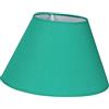 Alipis Paralume Lampada Vintage - Poliestere e PVC Base E27, Design Semplice e Raffinato per Lampade Tavolo e Muro, Tinta Unita Verde