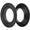 ayex Adattatore retroadattatore adatto per Nikon adattatore macro da 72 mm per avvitamento inverso di un obiettivo