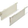 SOTECH Sistema per Cassetti MetallBox Altezza Telaio: 150 mm/Lunghezza Nominale: 550 mm bianco crema Cassetto Guide per