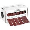 PEIZHIYC 6 rotoli di carta vetrata, 6 m x 25 mm, grana 80, 150, 240, 320, 400, 600, per levigare metallo, legno duro, plastica, pareti