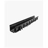 UTILFER Canaletta di Scolo ABS Nera con Griglia 138 x 85 x 1000 mm