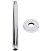 TOPINCN - Braccio per soffione Doccia a Pioggia, in Acciaio Inox, Superficie cromata, con Attacco a Parete per soffione Doccia 20 Cm/7.87 in G1/2