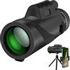 Kunyida Telescopio monoculare per bird watching, viaggi, campeggio, escursionismo, concerto con supporto per smartphone e treppiede, compatibile con iPhone 11/12, Samsung Galaxy, telefoni Android