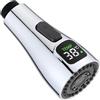RANRAO Testa di spruzzo girevole a per 360° per rubinetto da cucina con display a LED, ugello per rubinetto LED anti-spruzzi, ugello di ricambio per risparmio idrico, aeratore girevole per lavello da cucina