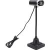 Plyisty Webcam HD, Webcam USB, Microfono Integrato con Riduzione del Rumore, Regolazione Visiva a 360 Gradi, Lunghezza Focale Regolabile, per Chiamate in Conferenza Online