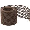 Fassadenprofile griglia anti-uccelli 5 m x 150 mm marrone, PVC, griglia gronda & banda ventilazione, durevole, resistente, facile montaggio, anti piccioni
