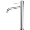 LAVITA Rubinetto per lavabo alto - Orion cromato Rubinetto verticale per bagno miscelatore per lavabo per lavandini da bagno con uscita alta