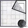 Risareyi Isolante Termico per Finestre in Traslucido EVA 110x155cm, Grigio | Pellicola Tenda Termica Window Cover Inverno Contro Freddo, con Nastro Biadesivo, Senza Foratura, non Tagliabile