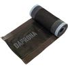 DAPRONA Nastro di colmo in alluminio 330mm x 5m marrone RAL 8017 nastro butilico impermeabile scossalina di colmo sigillatura tetto autoadesiva rullo alu butile