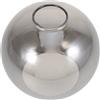IWOWHERO Paralume in Vetro a Sfera Grigio Ambra Larga Apertura 1 Pz | Ricambio per Lampadari e Apparecchi, Distribuzione Uniforme, Protezione Dalla Polvere