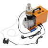 SYNCMH Compressore 300 Bar, 1800 W 2800 RPM 26.4 Gal/min, pompe ad aria ad alta pressione con manometro, foro di osservazione dell'olio e schermo di visualizzazione della temperatura, per utensili pneumatici
