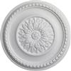MASTERBRICO Rosone Lampadario Soffitto MASTERBRICO - Rosoni in Polistirolo Decorativi per Soffitto e Pareti, Rosone Elegante per Lampadari, Leggero e Facile da Applicare con Colla Inclusa (42 cm - A004)