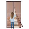 Famoum Zanzariera Magnetica Porta 85x230cm,Tenda Zanzariera con Magneti,Protezione Antizanzare per Porte e Finestre,Traspirante,Facile Installazione e Rimozione,Chiusura Automatica,Marrone
