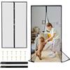 PRZRAO Zanzariera magnetica per porta, 90 x 210 cm, zanzariere per porte, tende anti-zanzare, zanzariere porte, tenda zanzariera magnetica, per porte esterne di balcone/patio, Fly Curtains for Door