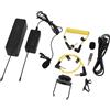 Tbest Microfono Lavalier Ridotto Intelligente Ridotto Microfono Portatile per Interviste con Fotocamera per Esterni